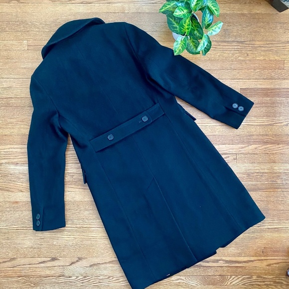 Calvin Klein Black Double-Breasted Coat - Picture 15 of 15